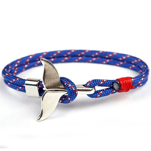 Men and Woman Whale Tail  Bracelets