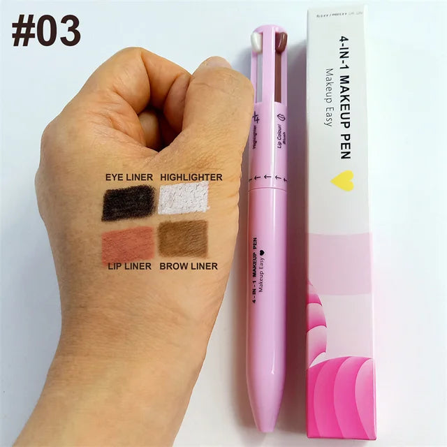 4 In 1 Face Makeup Pen Eyebrow