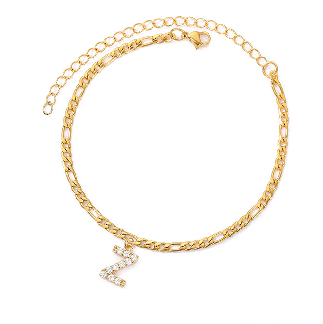 A-Z Initial Letter Anklets