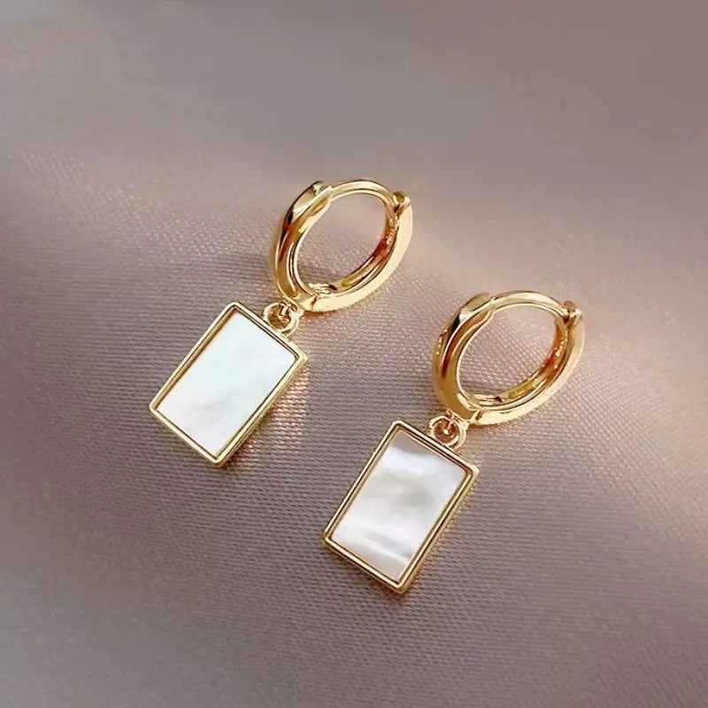 New Fashion Women's Square Fritillaria Earrings