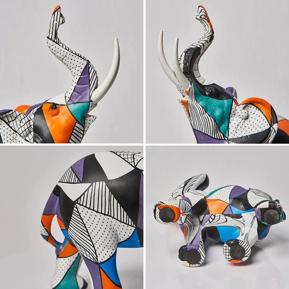 Painting Art Elephant Sculptures & Figurines Modern Decoration