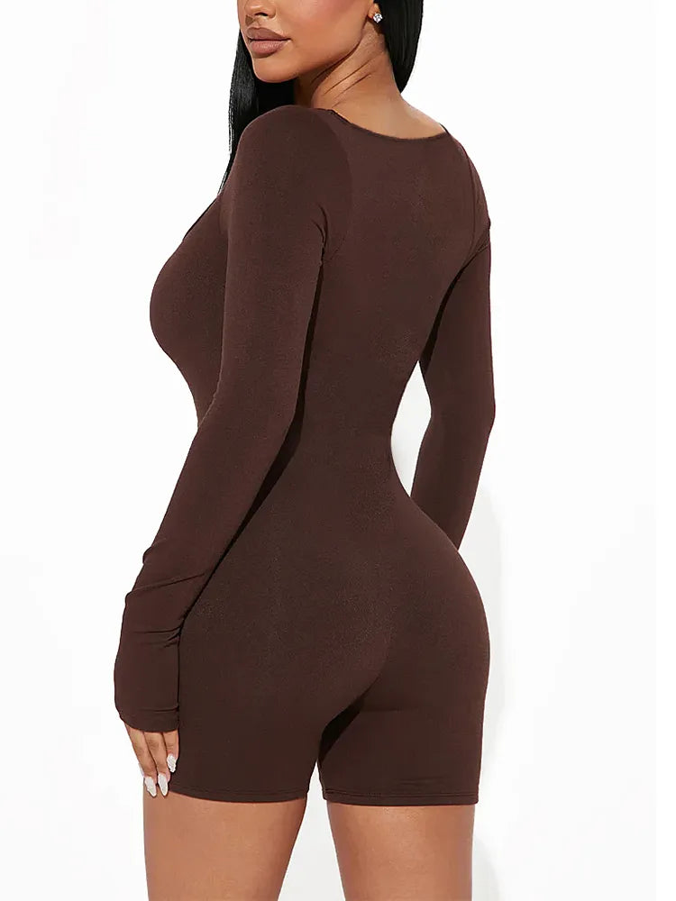 Bodycon Long Sleeve Jumpsuit