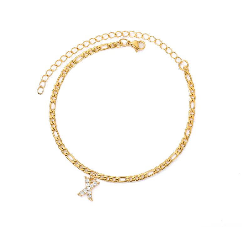 A-Z Initial Letter Anklets