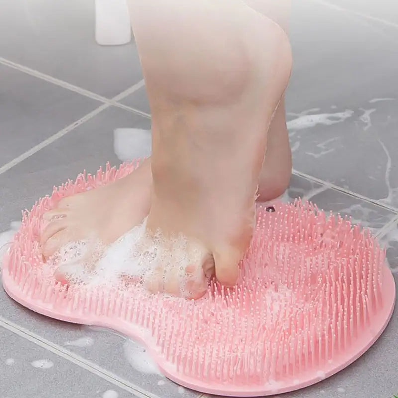 Non-Slip Silicone Back Brush And Foot Massage Pad