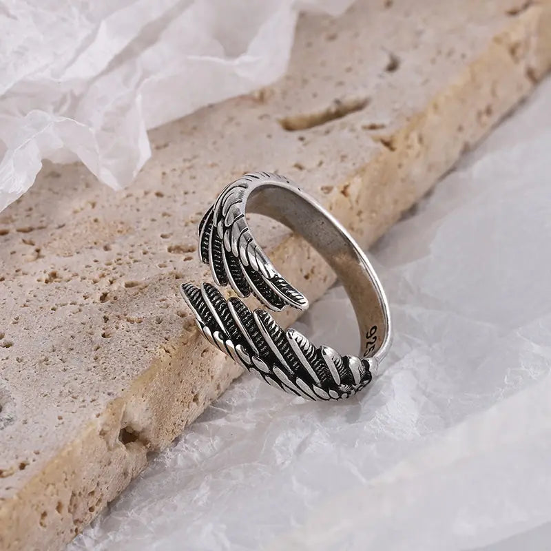 Silver Colo Vintage Wing Rings