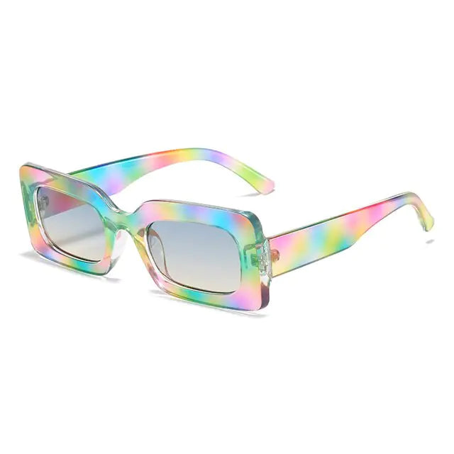 Fashion Pink Square Sunglasses