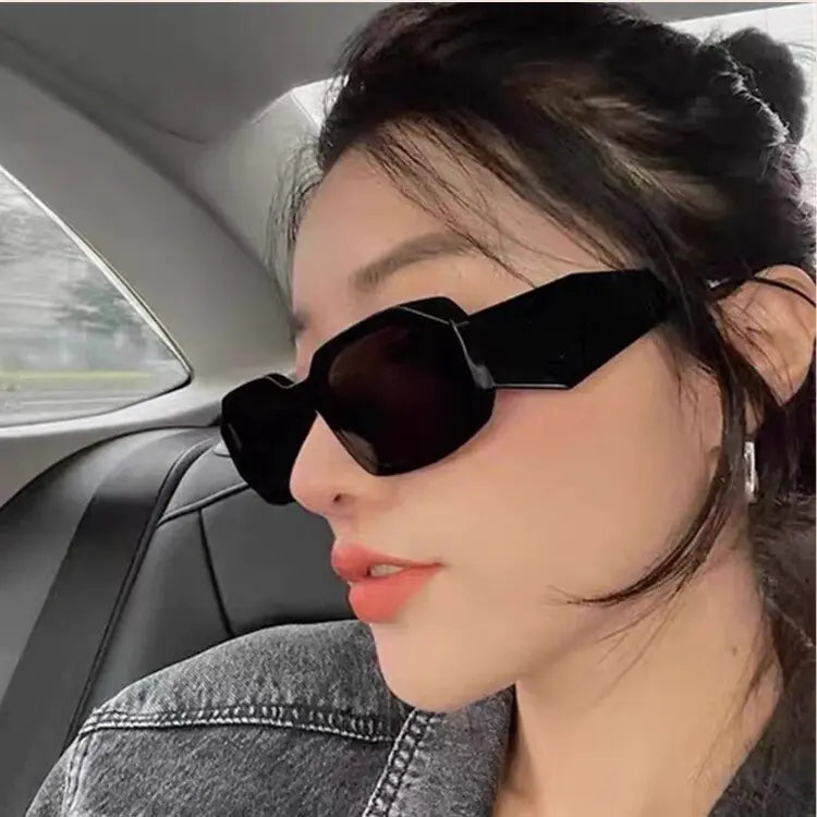 Small Polygon Rectangle Sunglasses