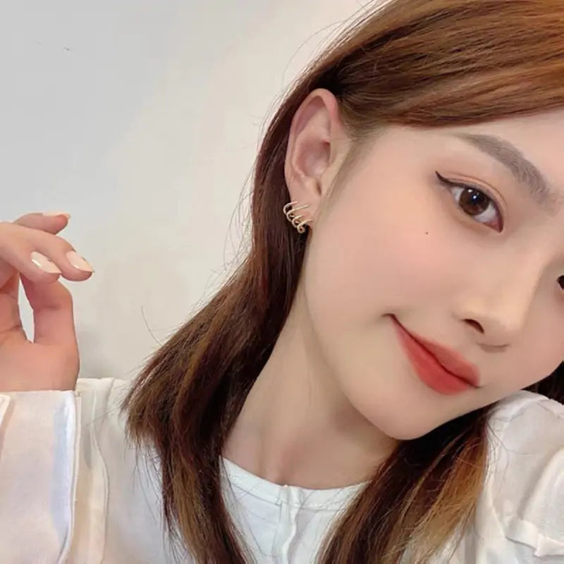 Korean Claw Hook Earrings