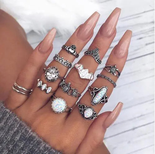 Goth Rings Set