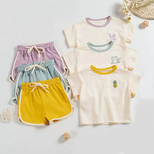 Boys and Girls Suits Cotton Outfits