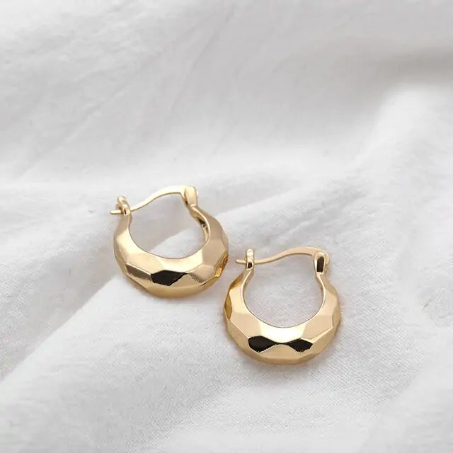 Statement Geometric Hoop Earrings