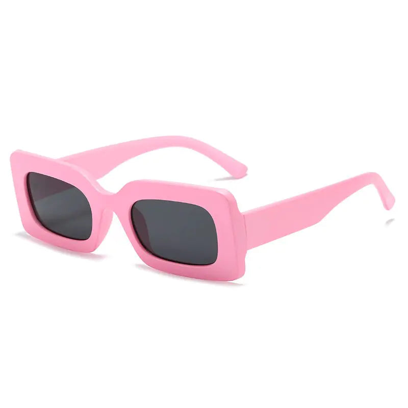 Fashion Pink Square Sunglasses