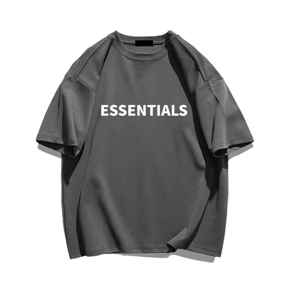 Reflective Round Neck T-shirt: Casual Comfort