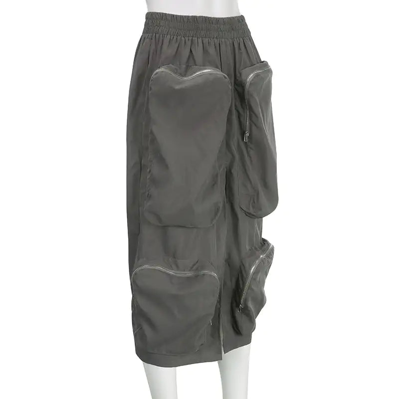 Cargo Midi Skirt