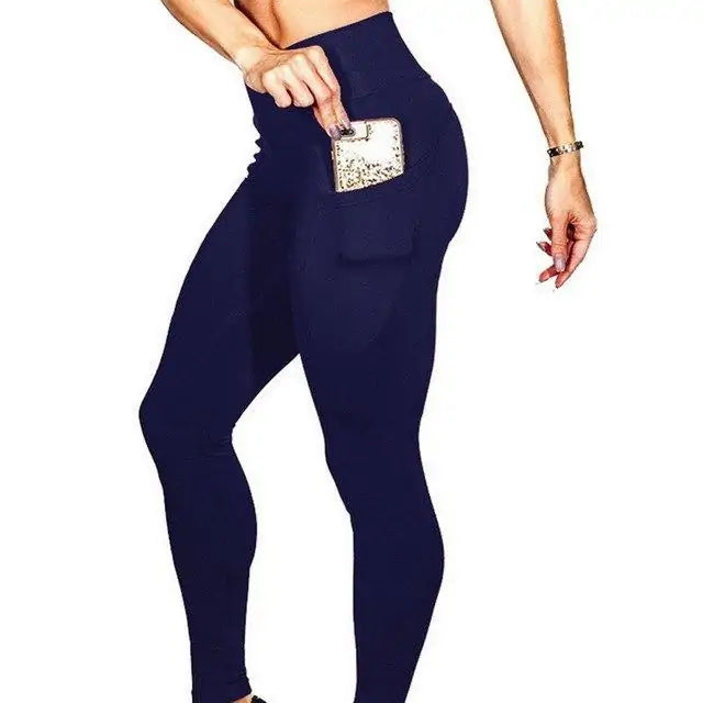 FitFlex Yoga Running Pants with Side Pocket