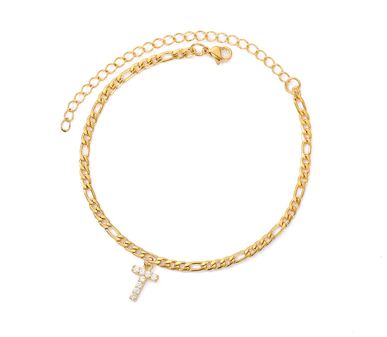 A-Z Initial Letter Anklets