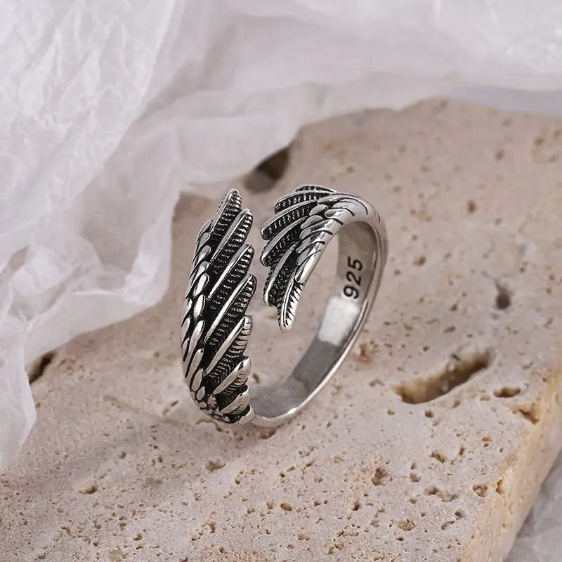 Silver Colo Vintage Wing Rings