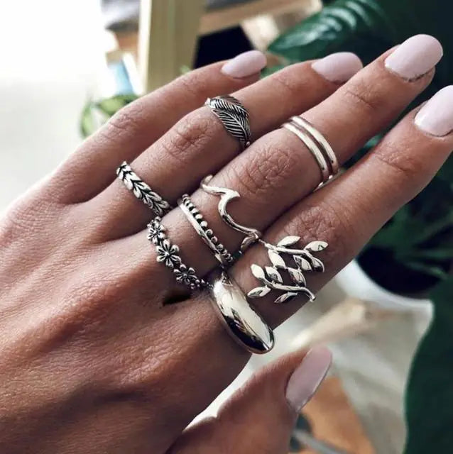 Goth Rings Set